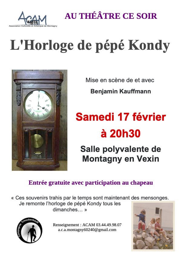 L'horloge de pépé Kondy